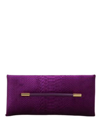 Tom Ford Womens Evening Clutch In Lilac