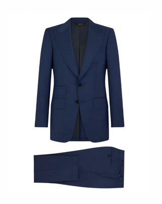 Tom Ford Mens Shelton Suit Royal Blue