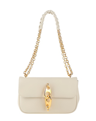 Tom Ford Womens Chain Shoulderbag In White