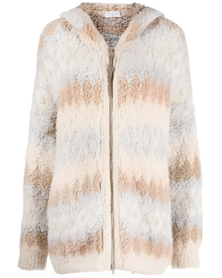 Brunello Cucinelli Womens Beige Multi Cardigan
