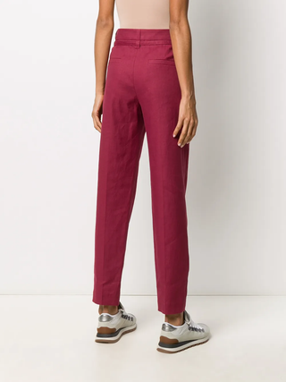Brunello Cucinelli Womens Red Pant