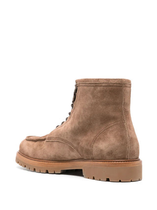 BRUNELLO CUCINELLI MENS ANKLE BOOTS IN CHESTNUT