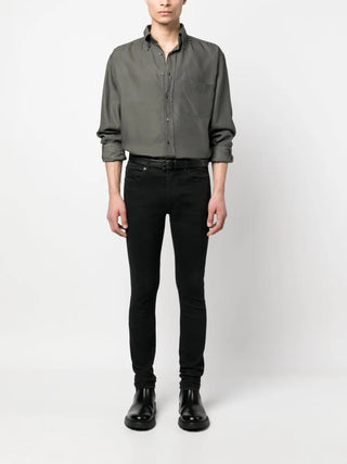 Tom Ford Mens Collared Shirt In Green