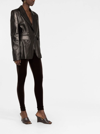 Tom Ford Womens Leather Black Jacket