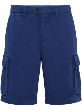 Brunello Cucinelli Mens Cargo Shorts In Dark Blue