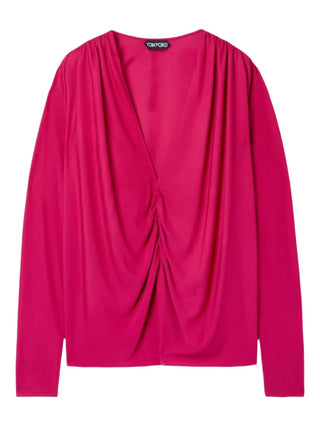 Tom Ford Womens Fuchsia Viscose Blouse