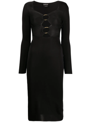Tom Ford Womens Viscose Dress In Black