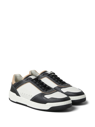 Brunello Cucinelli Mens Sneakers In White Black
