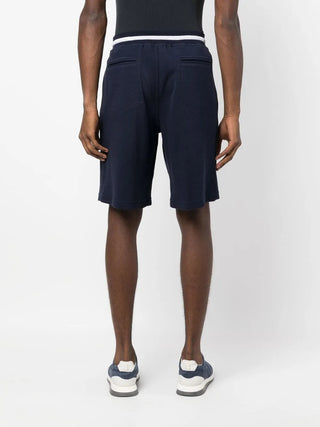 Brunello Cucinelli Mens Sweat Shorts In Cobalt Blue