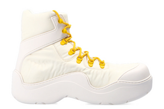 Bottega Veneta Mens Bomber Boots In White