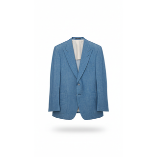 Tom Ford Men's Turquoise Linen Blend Jacket