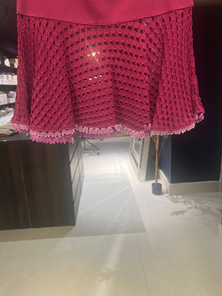 Tom Ford Archive Purple Wine Skirt