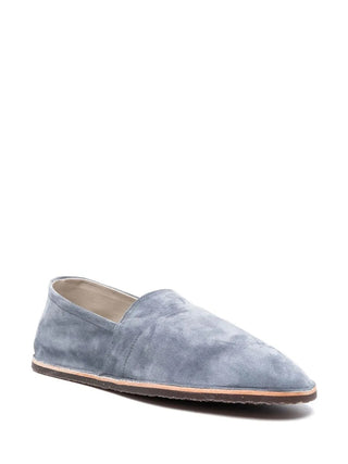 Brunello Cucinelli Mens Suede Espadrilles In Blue