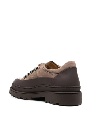 Brunello Cucinelli Men's Laced Shoes In Brown