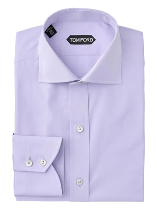 Tom Ford Mens Button Down Dress Shirt In Lilac