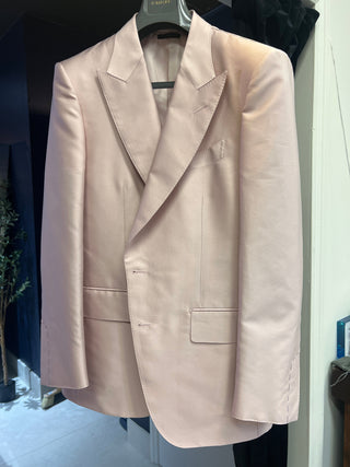 Tom Ford Men's Medium Pink 47% Cotton, 40% Polyester, & 13% Silk Jacket