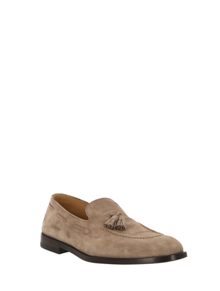 Brunello Cucinelli Mens Loafers In Beige