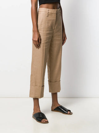 Brunello Cucinelli Womens Beige Pants