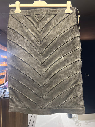 Tom Ford Archive Leather Black Skirt