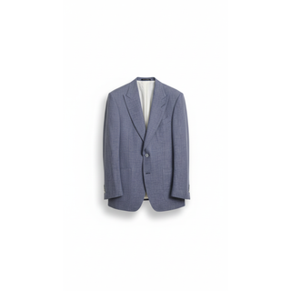 Tom Ford Tom Ford Periwinkle Patterned Linen-Blend Blazer
