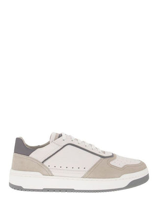 BRUNELLO CUCINELLI MEN'S SNEAKERS IN GREY