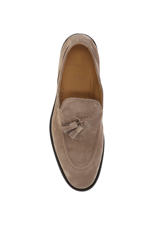 Brunello Cucinelli Mens Loafers In Beige