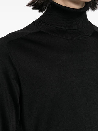 Tom Ford Mens Roll Neck Jumper In Black
