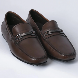 TODS MENS LOAFERS IN BROWN