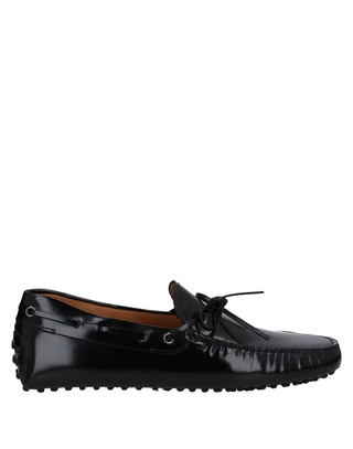 Tod's Black Leather City Gommino Loafers