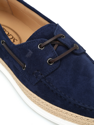 Tod's Suede Jute Lace Ups