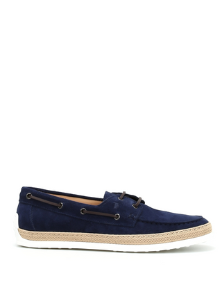 Tod's Suede Jute Lace Ups
