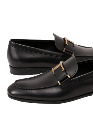 Tod's Mens Logo Leather Loafers
