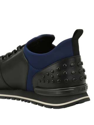 Tod's Mens Scuba Blue Leather sneakers