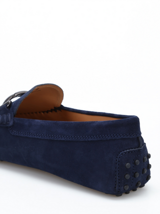 Tod's Double T Gommini Suede Loafers