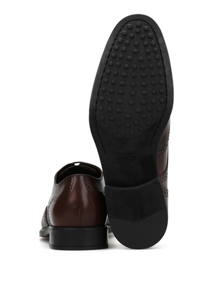 Tod's Mens Leather Derby Dress Shoes