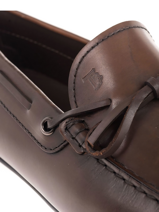 Tod's Mens Moccasins Bow Loafers