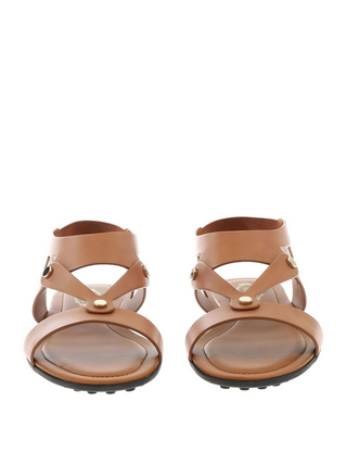 Tod's Womans Metal Detailed Sandals