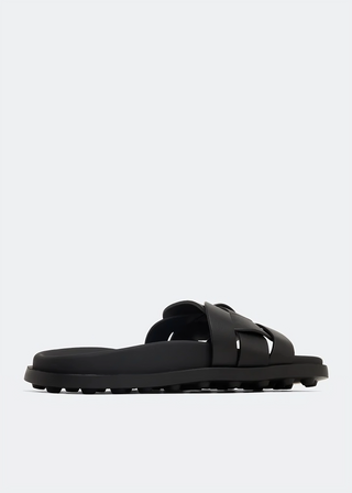 Tod's Women's Woven Leather Slides
