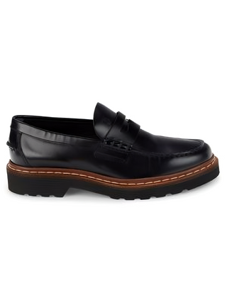 Tod's Mens Leather Classic Loafers