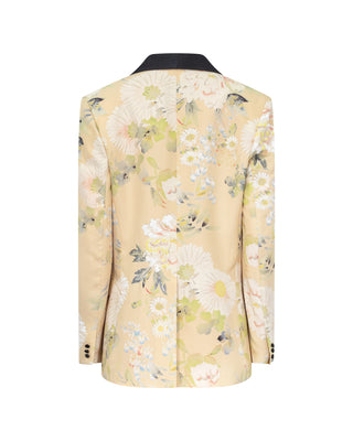 ETRO New Women’s 100% Silk Embroidered Floral Blazer