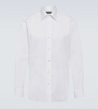 Tom Ford Men’s White 100% Cotton Button Down