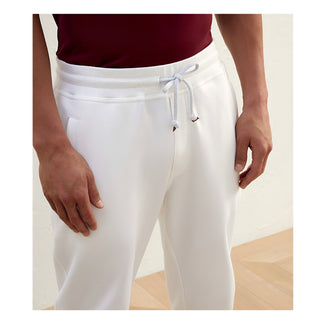 BRUNELLO CUCINELLI MEN'S PANTS IN WHITE