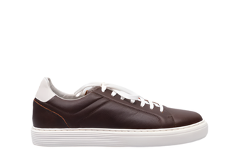 BRUNELLO CUCINELLI MEN'S SNEAKERS IN BROWN