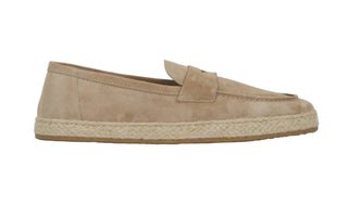 BRUNELLO CUCINELLI MENS ESPADRILLE LOAFERS IN BEIGE