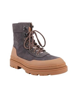 BRUNELLO CUCINELLI MEN'S BOOTS IN BROWN