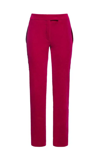 Tom Ford Womens Velvet Trousers In Red