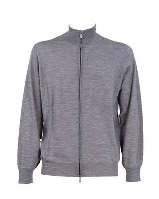 Brunello Cucinelli Mens Cardigan In Grey