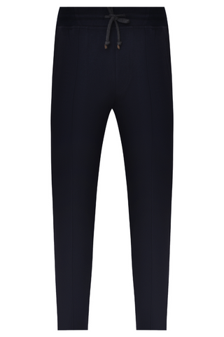 Brunello Cucinelli Mens Cotton Sweatpants in Blue