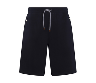 Brunello Cucinelli Mens Sweat Shorts In Cobalt Blue