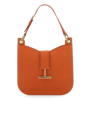 Tom Ford Womens Tara Small Shoulder Bag In Orange